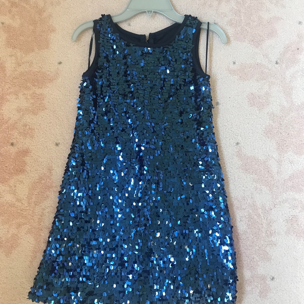 Biscotti Girls Blue Squin Party Dress